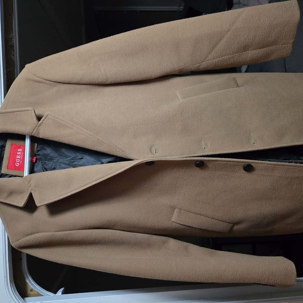 Guess Tan Wool Coat